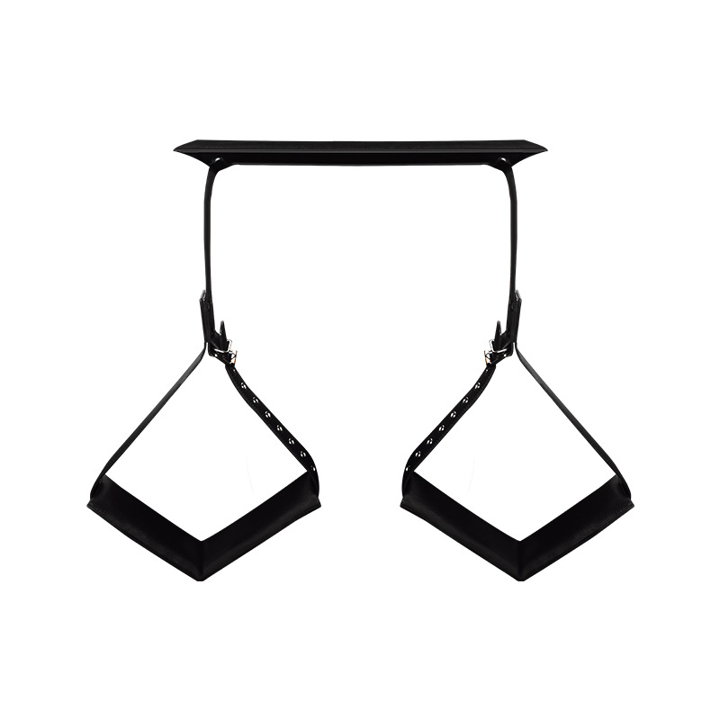 SM Spreader Bar Leg Restraints Sex Position Enhancer -WeLovePlugs