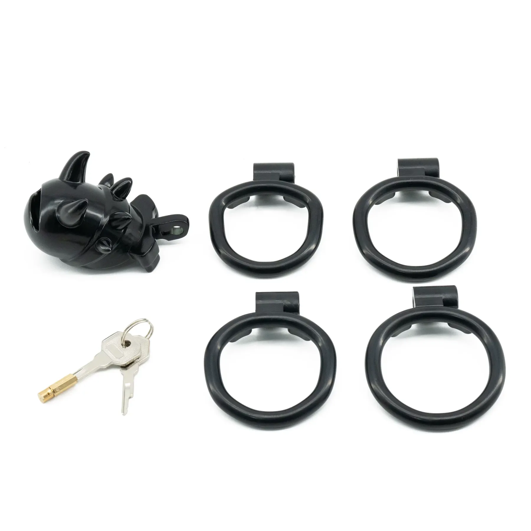 Demon & Angel Lightweight Resin Chastity Cage - B - image 3