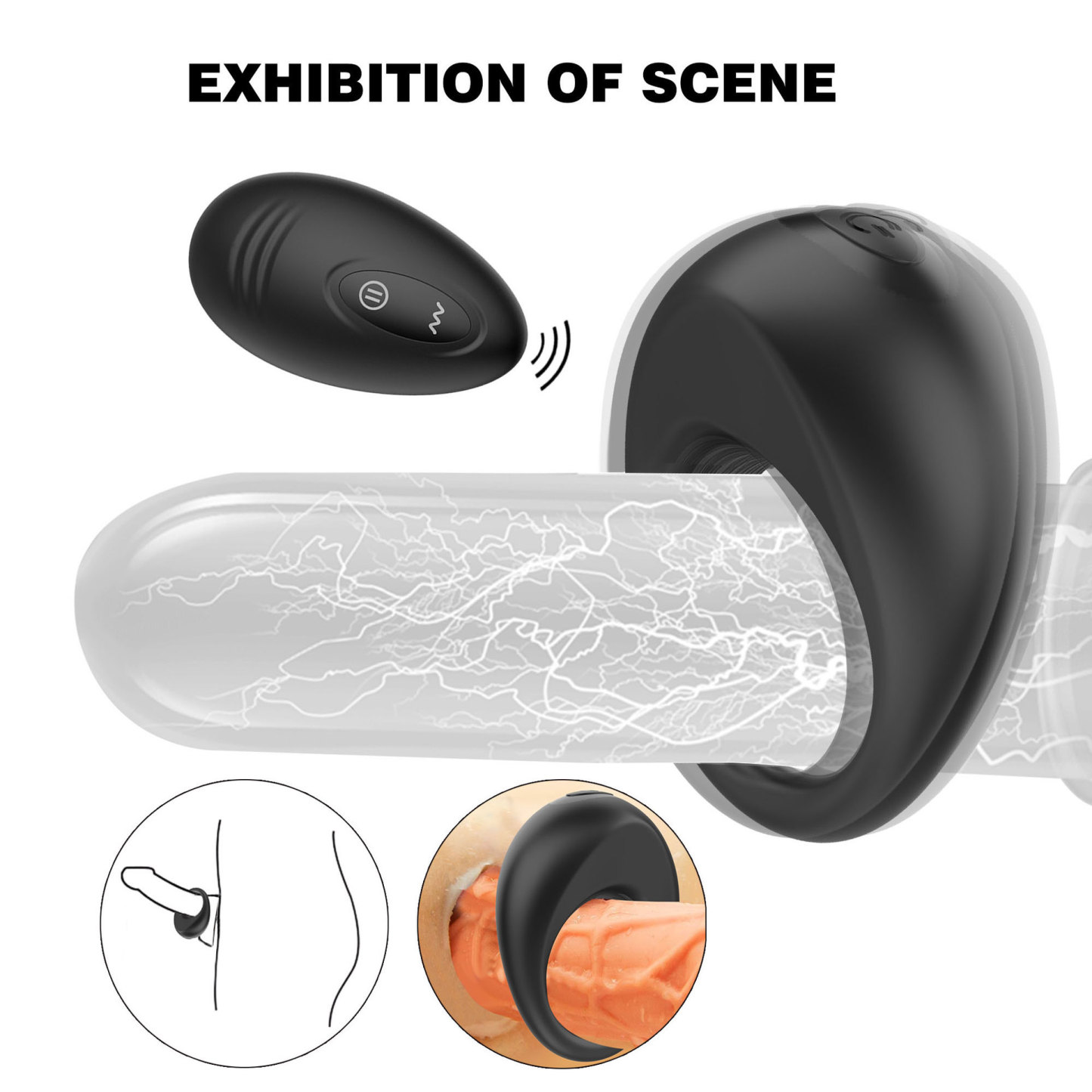 38mm Remote Control Cock Ring – Boost Performance & Pleasure-WeLovePlugs