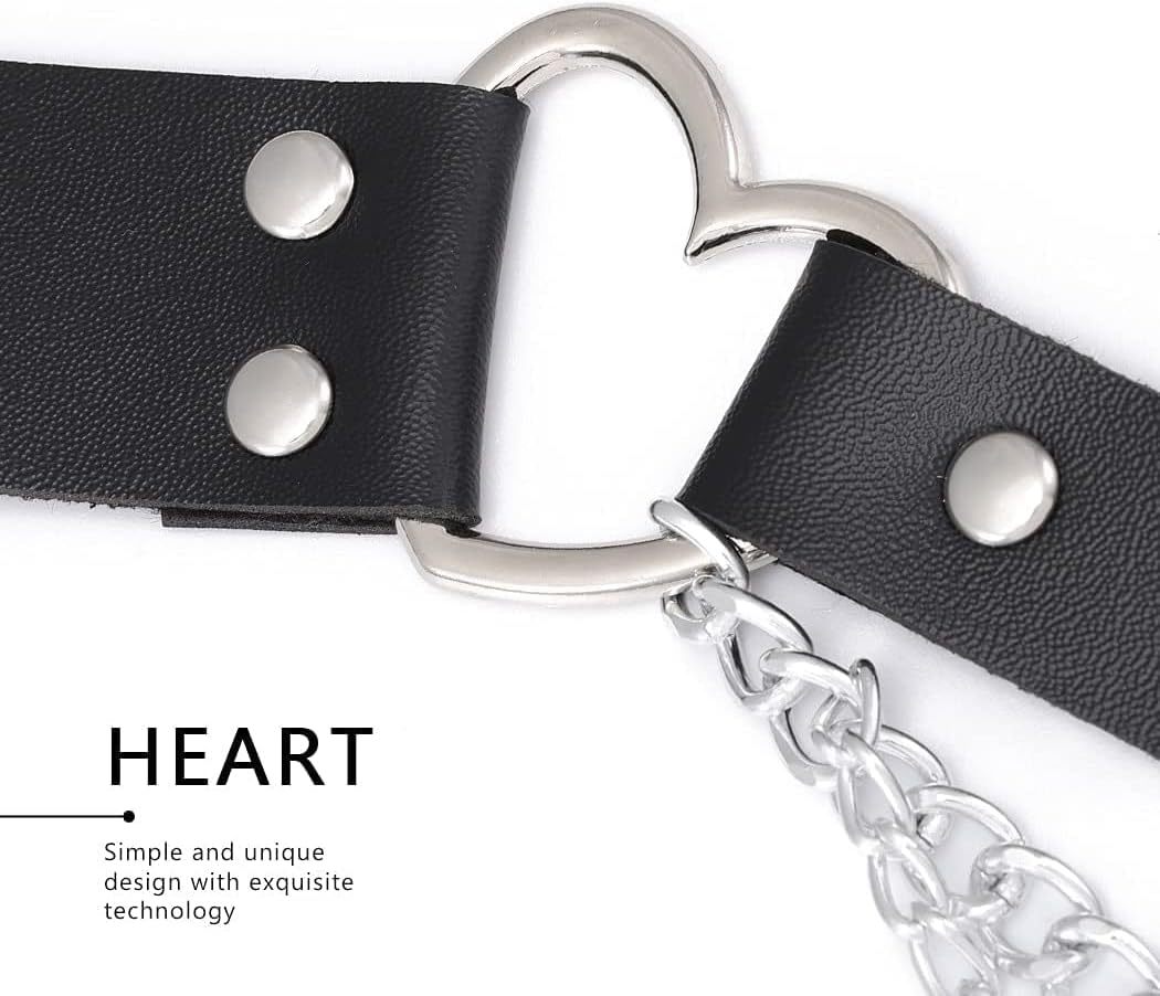 Heart-Shaped Belly Chain BDSM Harness