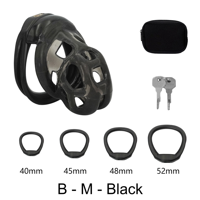 High Quallity 3D Print Breathable TPE Chastity Cage-WeLovePlugs