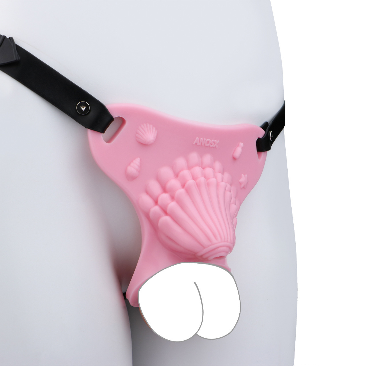 See Shell Chastity Cage Belt-WeLovePlugs