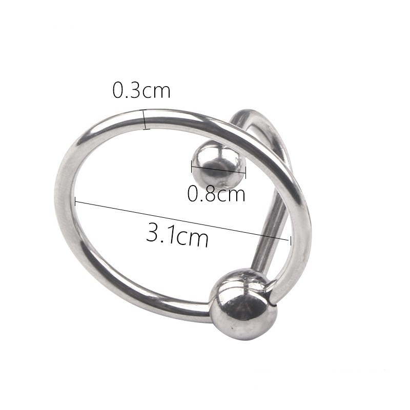 Sperm Stopper with Frenum Ball Penis Plug -WeLovePlugs