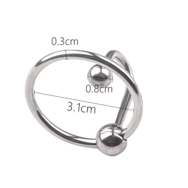 Sperm Stopper with Frenum Ball Penis Plug -WeLovePlugs