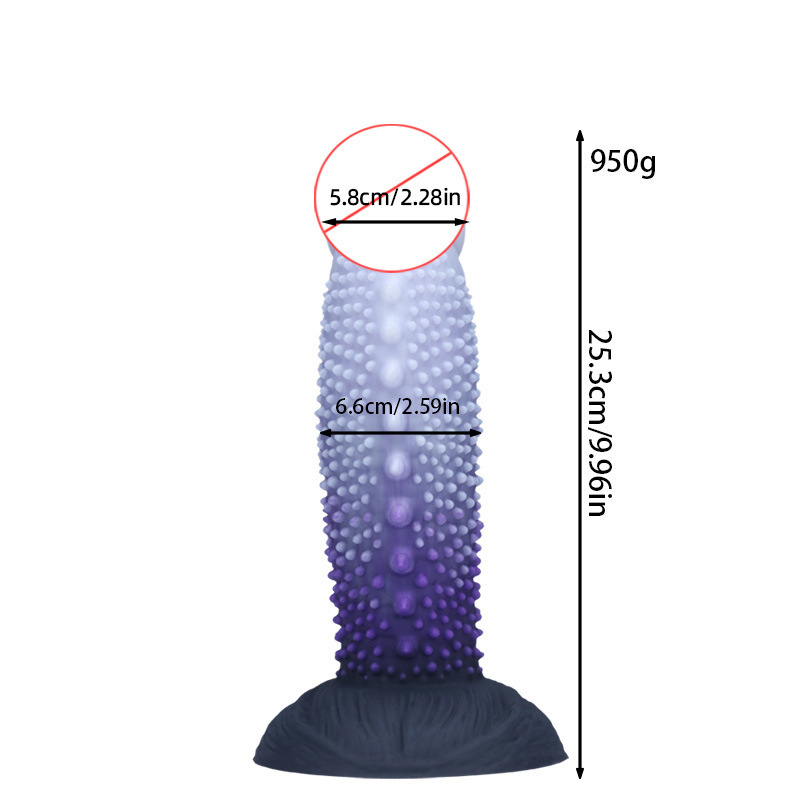 Spiky Monster Fantasy Dildo - L - image 9