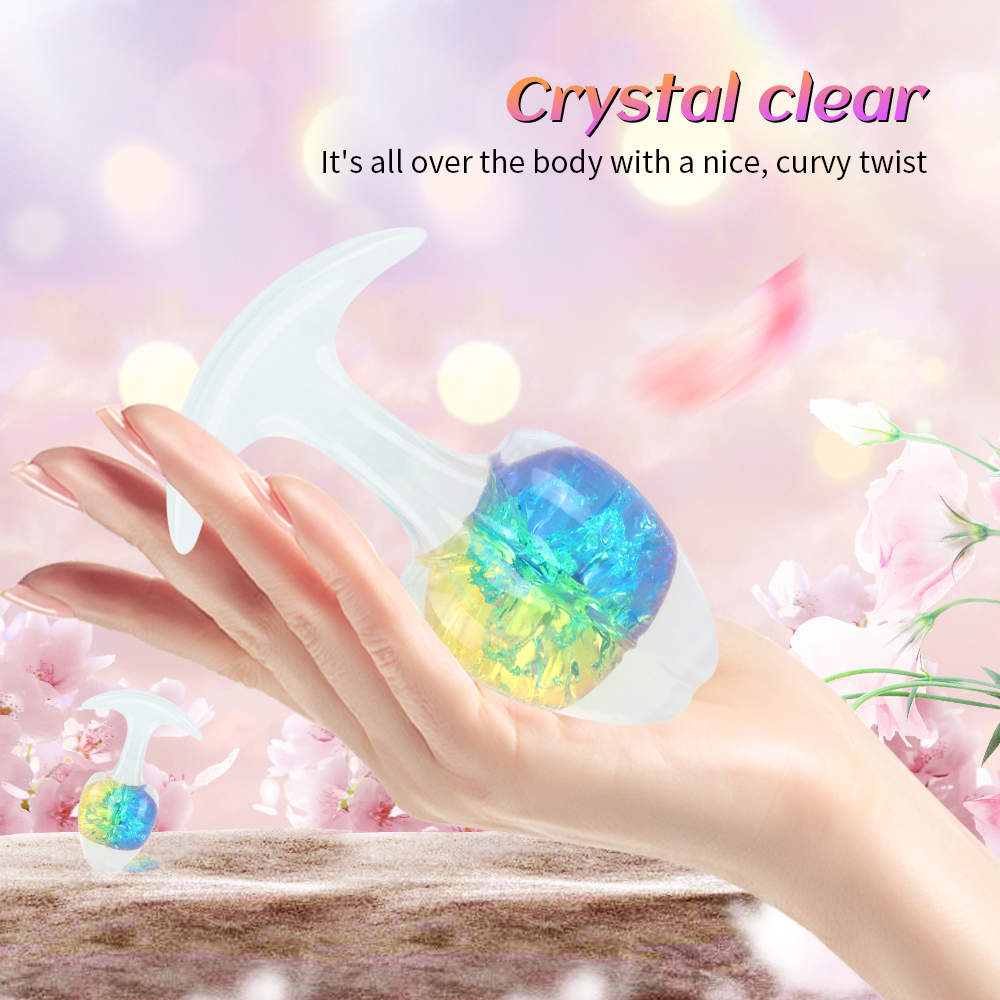 Crystal Vault Glass-Embedded Silicone Plug