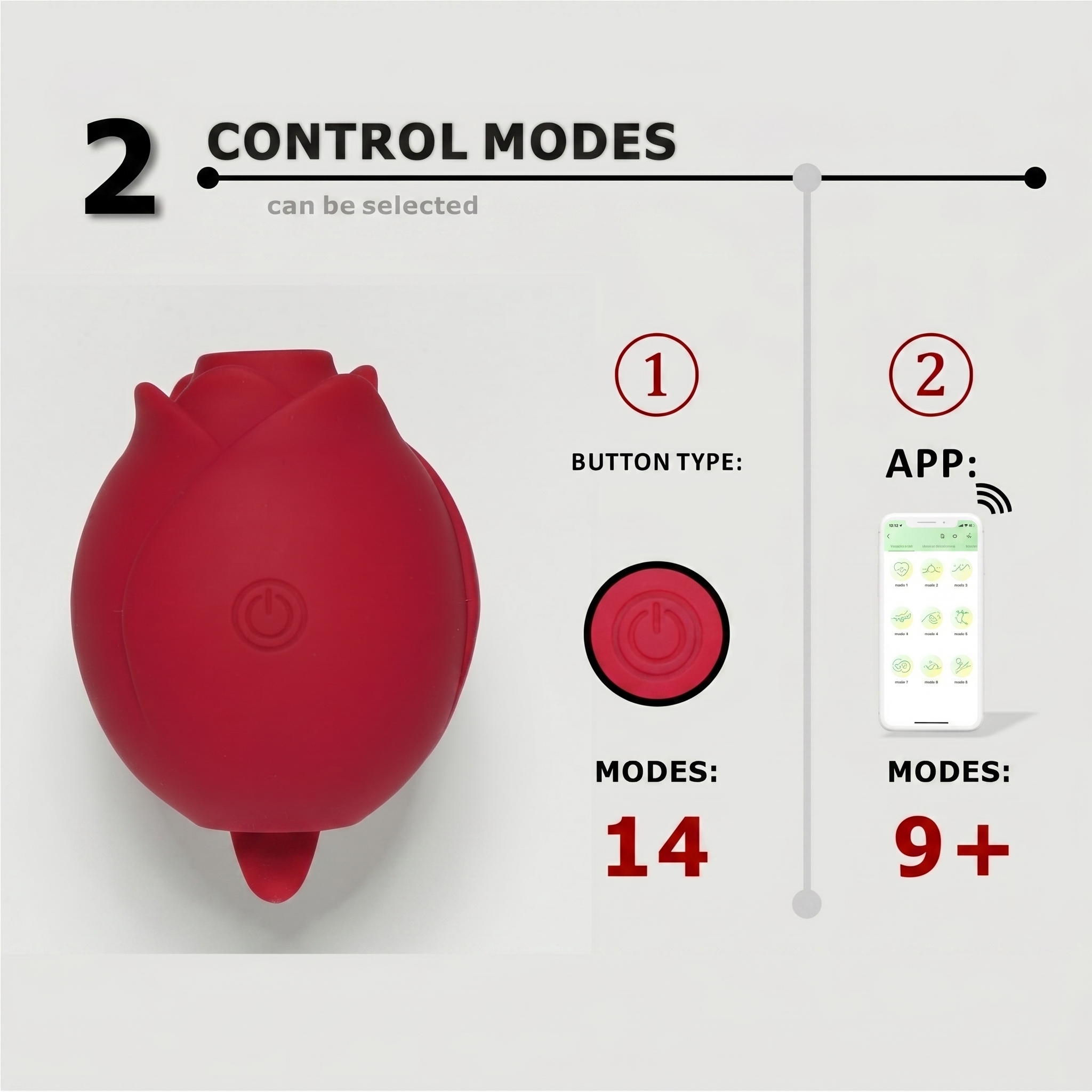 14 Modes Rose Vibrator - image 7