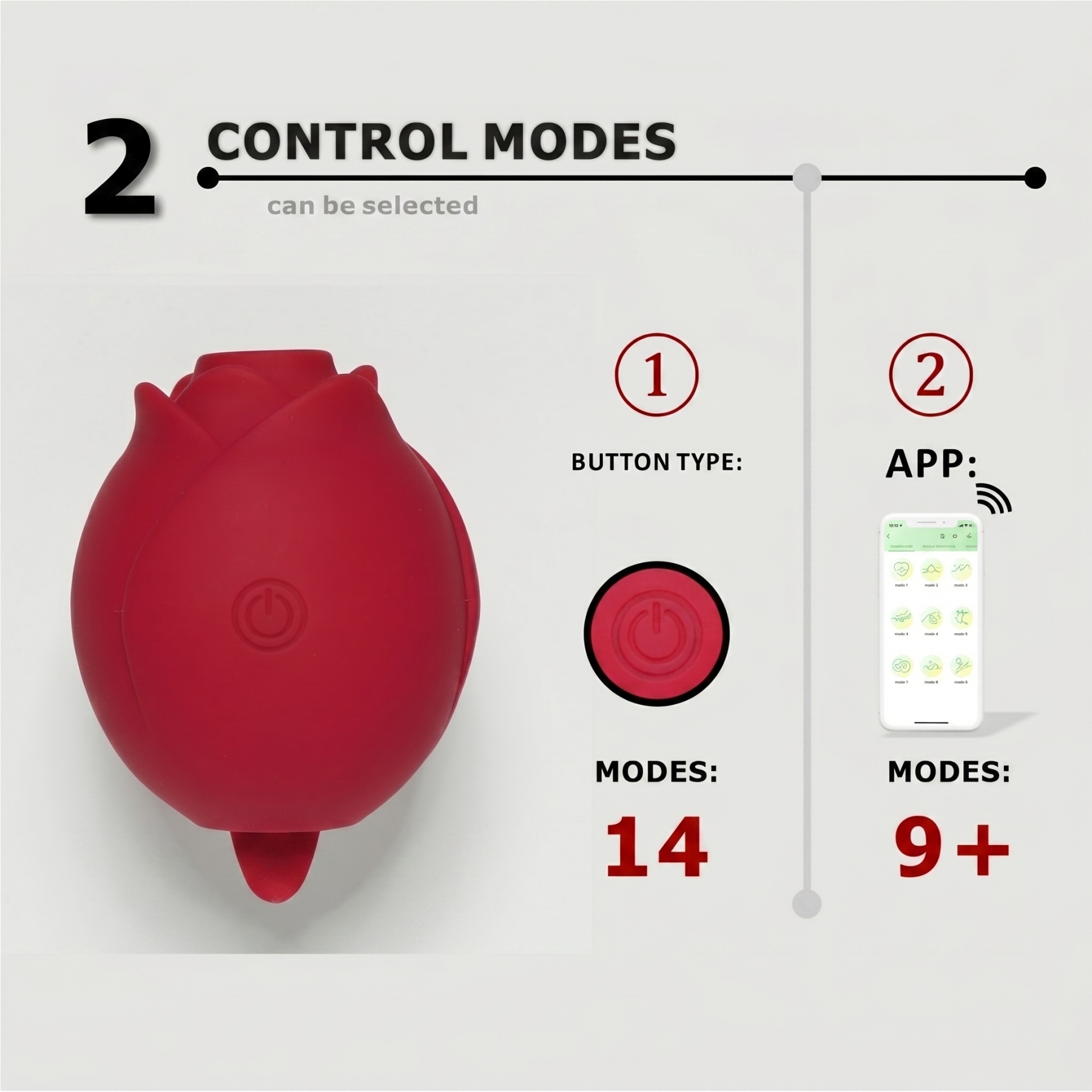14 Modes Rose Vibrator - image 7