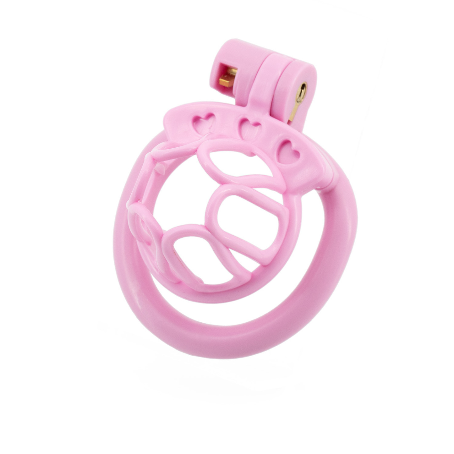 Open End Hollow Chastity Cage with 4 Rings -WeLovePlugs