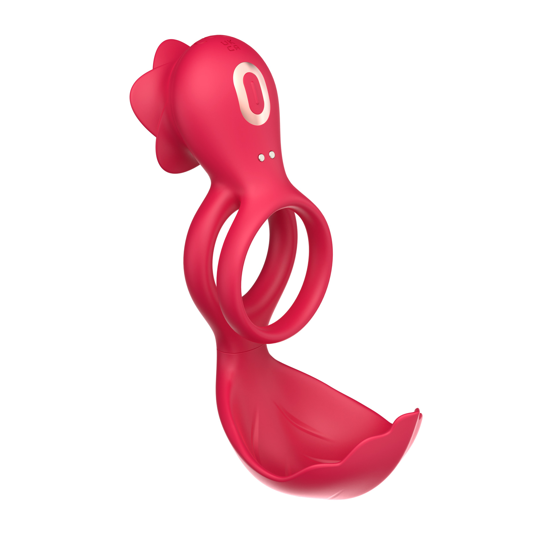 10-mode Vibrating Clit Licking Cock Ring With Balls Massager-WeLovePlugs