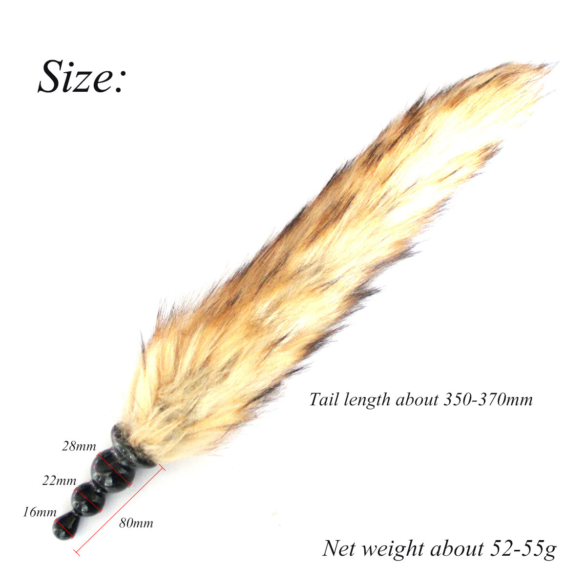 Trinity's Wolf Fox Tail Butt Plug-WeLovePlugs