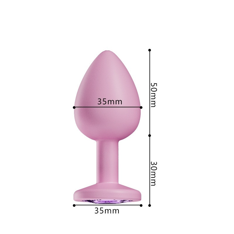 Crystal Diamond Anal Butt Plugs 3 Set
