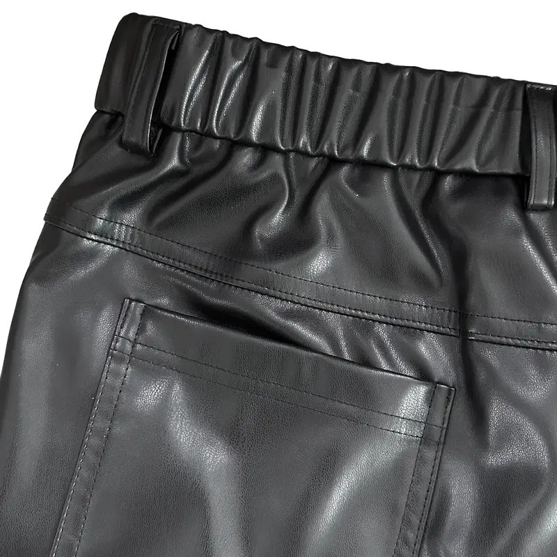 Men's Leather-look Shorts - image 6