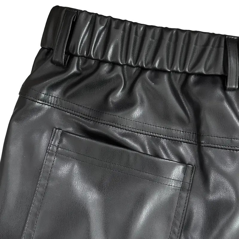 Men's Leather-look Shorts - image 6