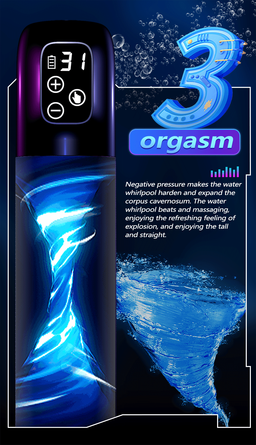 Automatic Swirl Smart Penis Pump -WeLovePlugs