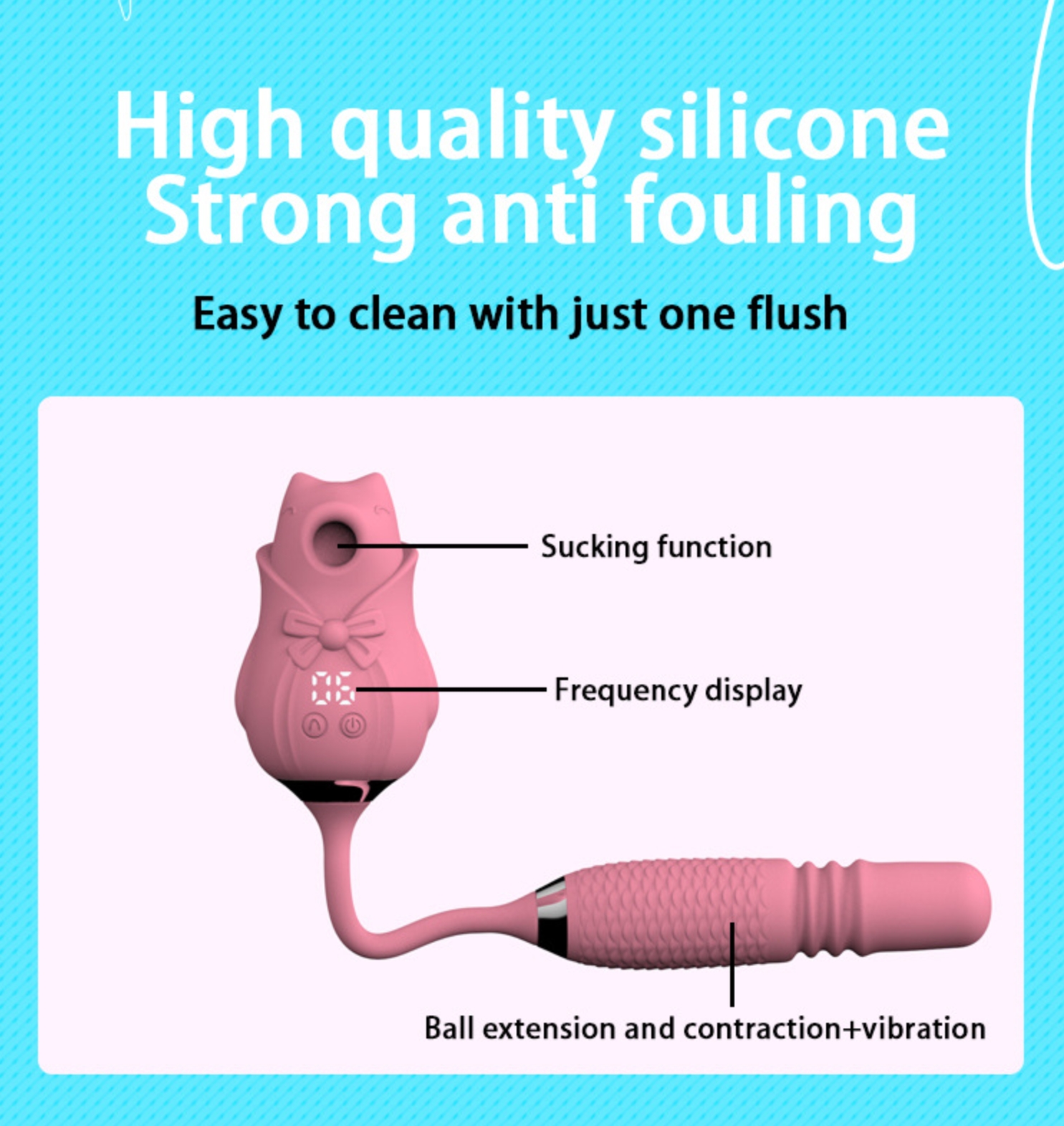 Multi-frequency USB Vibrator Clitoris Massager -WeLovePlugs