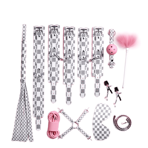 Luxury 10-Piece BDSM Restraint Set - Multicolor - image 4