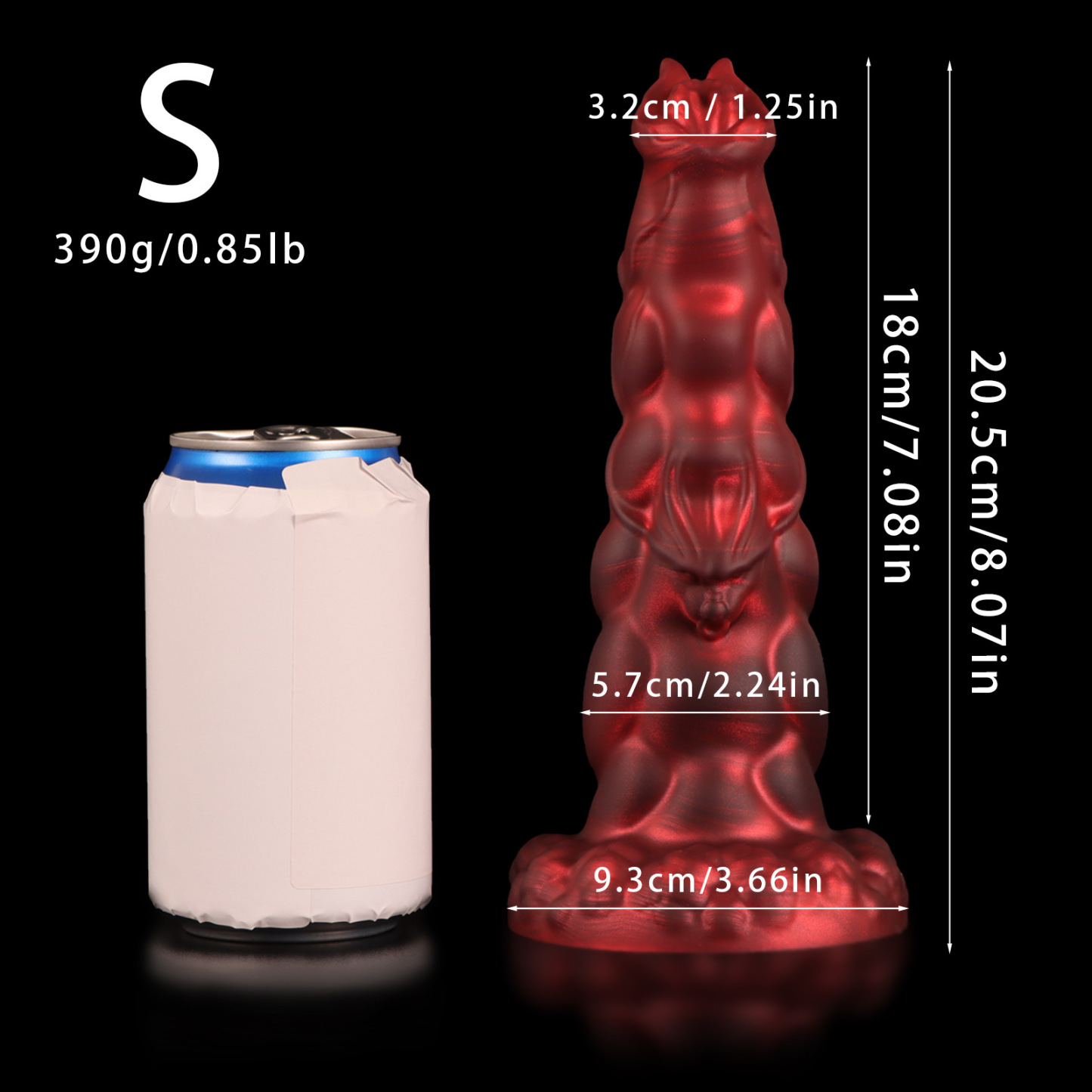 Leviathan Ridge Silicone Plug Fantasy Dildo