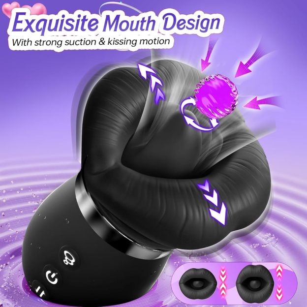 Exquisite Rose Kissing Vibrator-WeLovePlugs