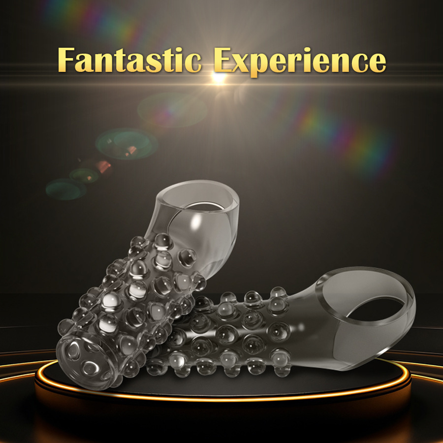 Beaded & Stretchy Bump-Textured Cock Ring for Longer-Lasting Performance-WeLovePlugs