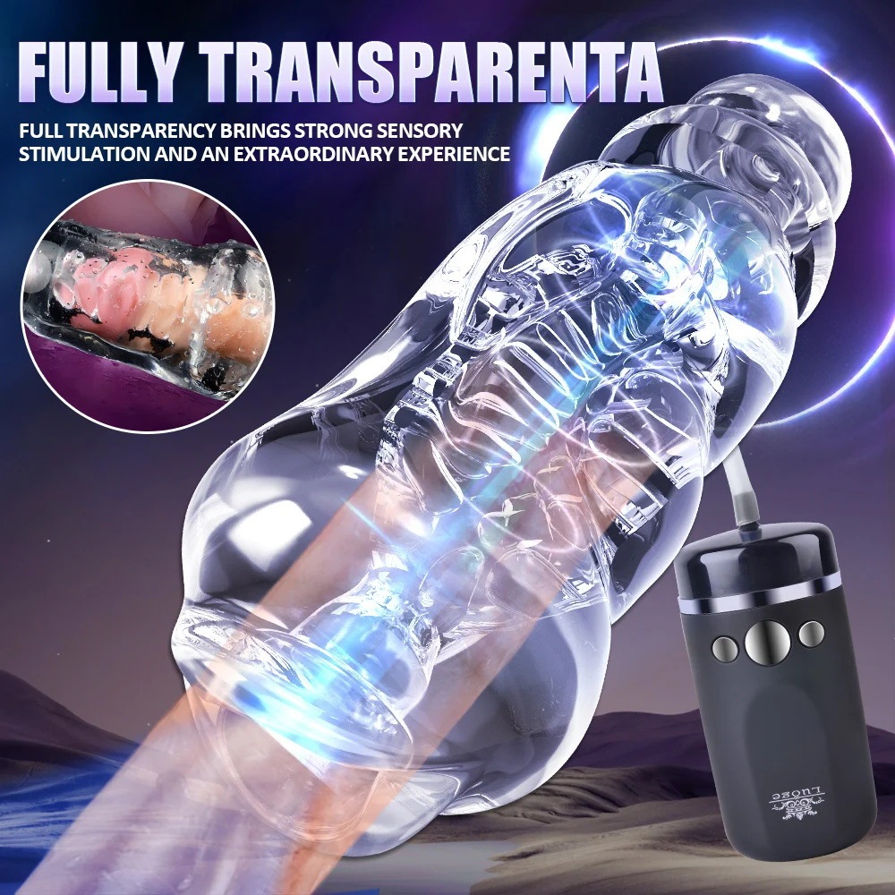 Transparent Male Stimulator-WeLovePlugs