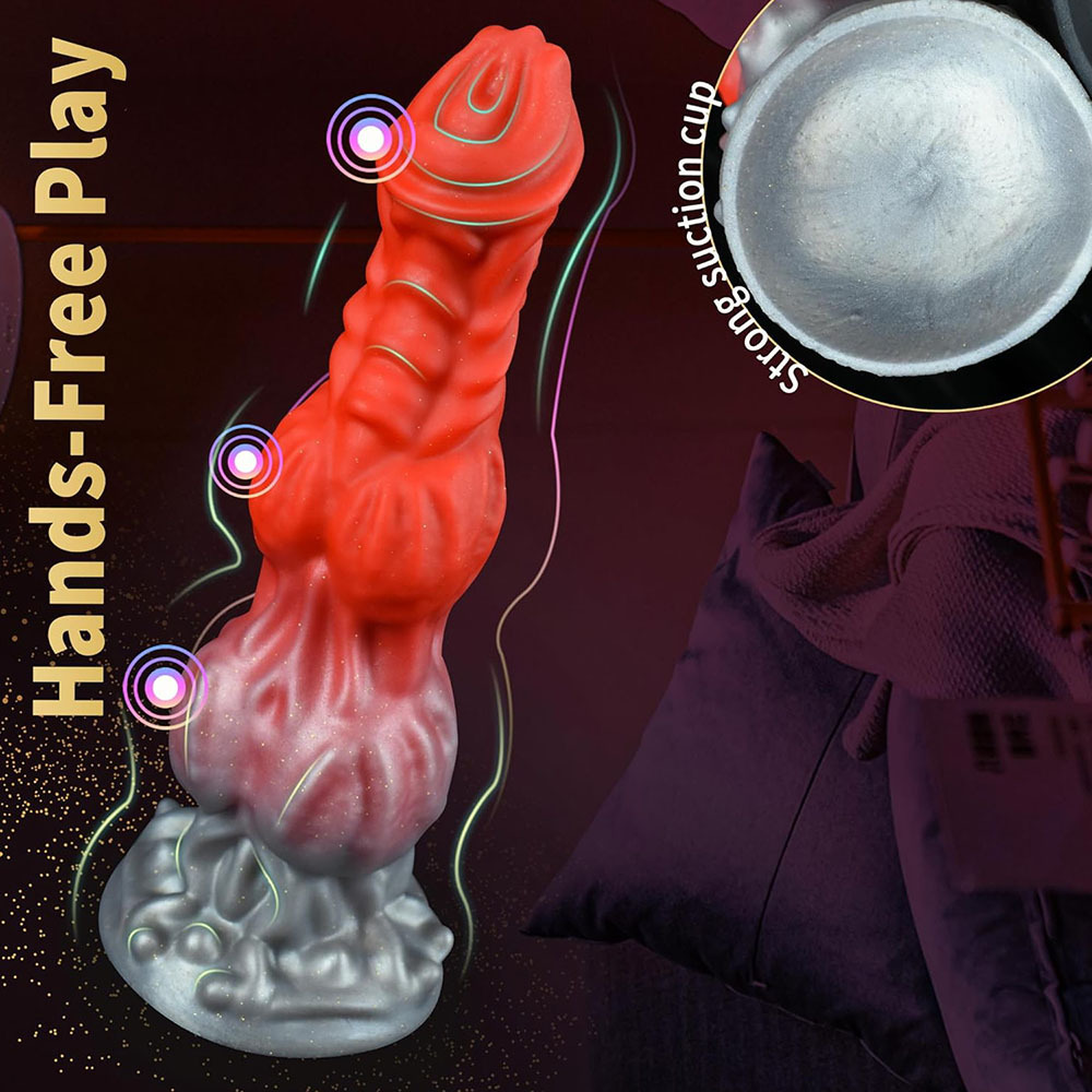 Unique Red Thick Fantasy Dildo - image 4