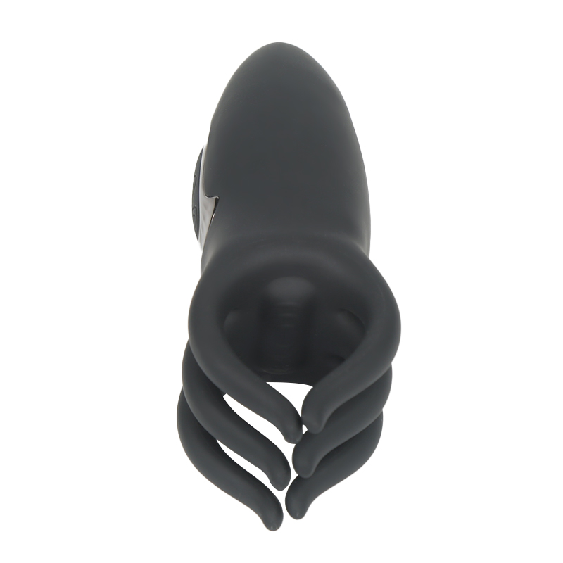 Octopus 6-Finger Glans Penis Massager with 10 Vibration Stroker-WeLovePlugs