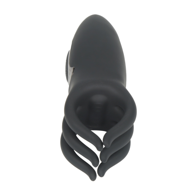 Octopus 6-Finger Glans Penis Massager with 10 Vibration Stroker-WeLovePlugs