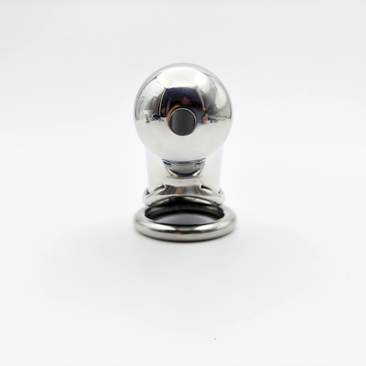 Stainless Steel Long Cylindrical Chastity Cage-WeLovePlugs