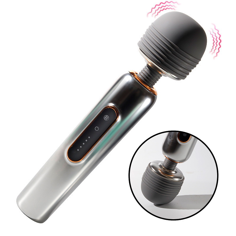 Wand Massagers Shining Metallic luster Recargable-WeLovePlugs