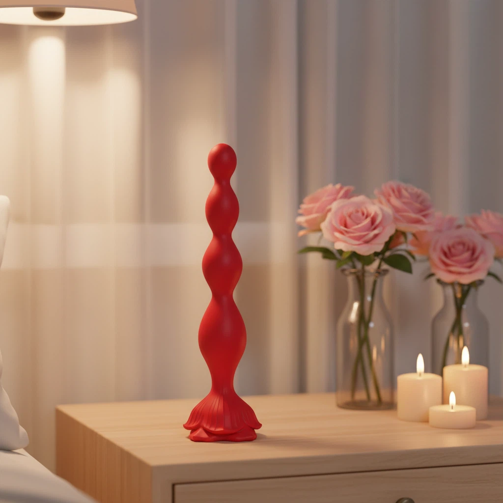 Rose Beads Vibrator Butt Plug - image 6