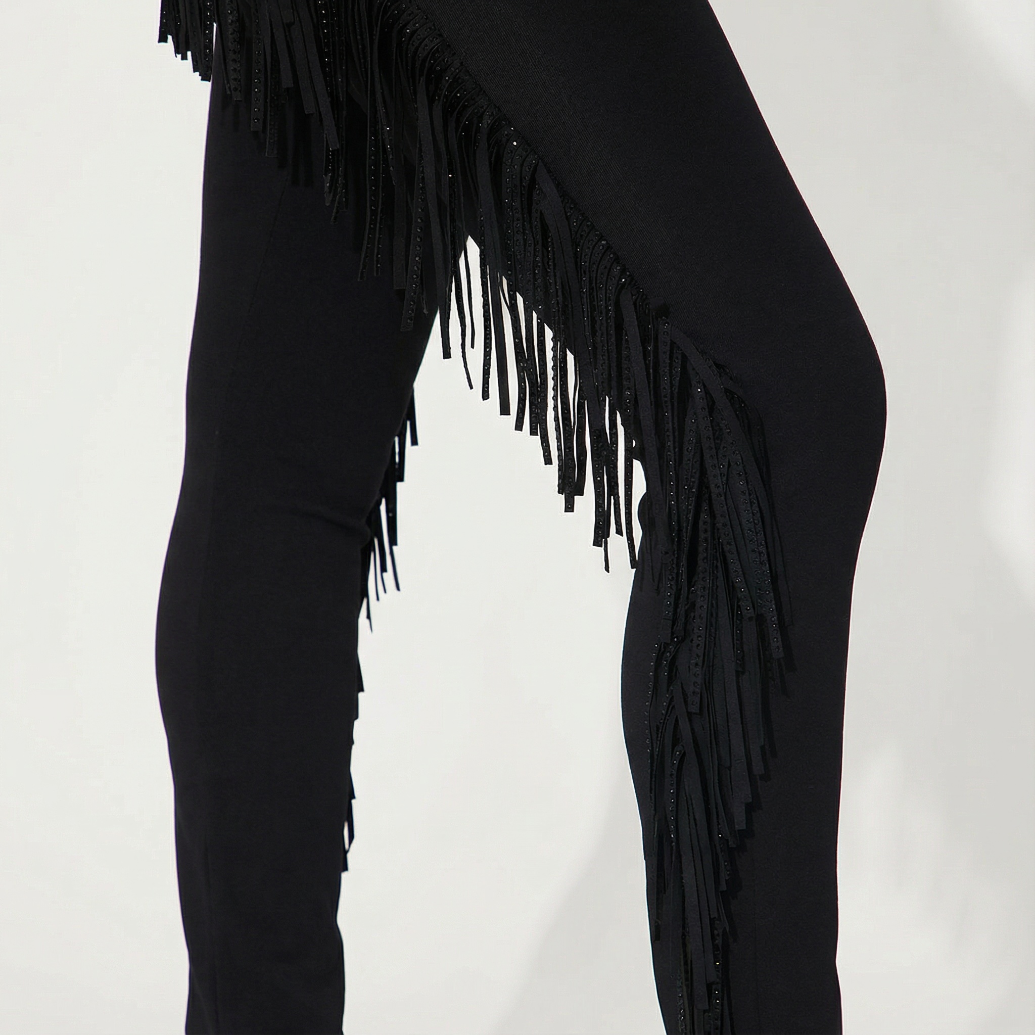 Rhinestone Fringe Legging - image 4