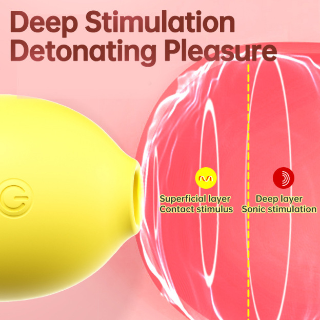 Vibrating Egg Adult Sex Toy Lemon