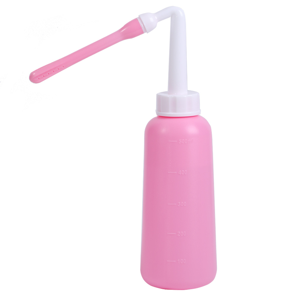 Portable Hygiene Bidet Bottle - Enema Anal Cleaner 500ml / 16.9 fl oz