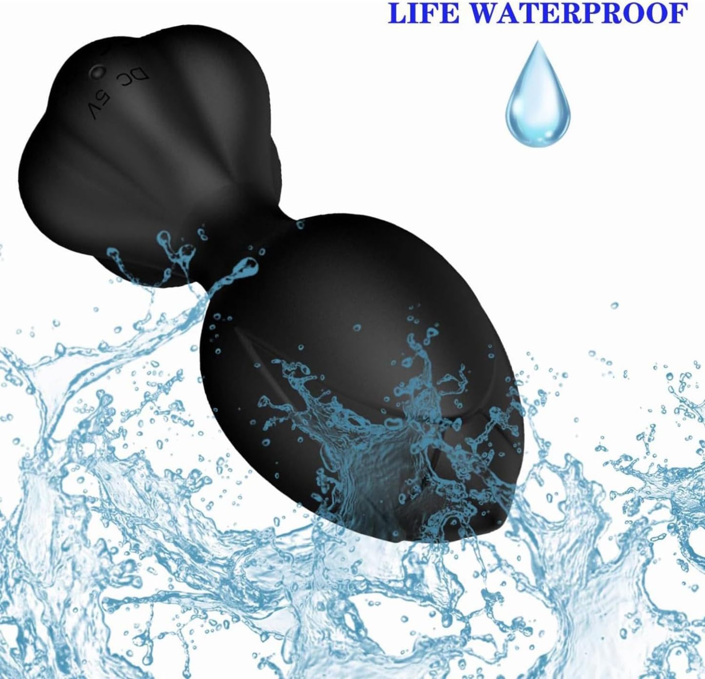 Rose Silicone Butt Plug App Control Vibrator