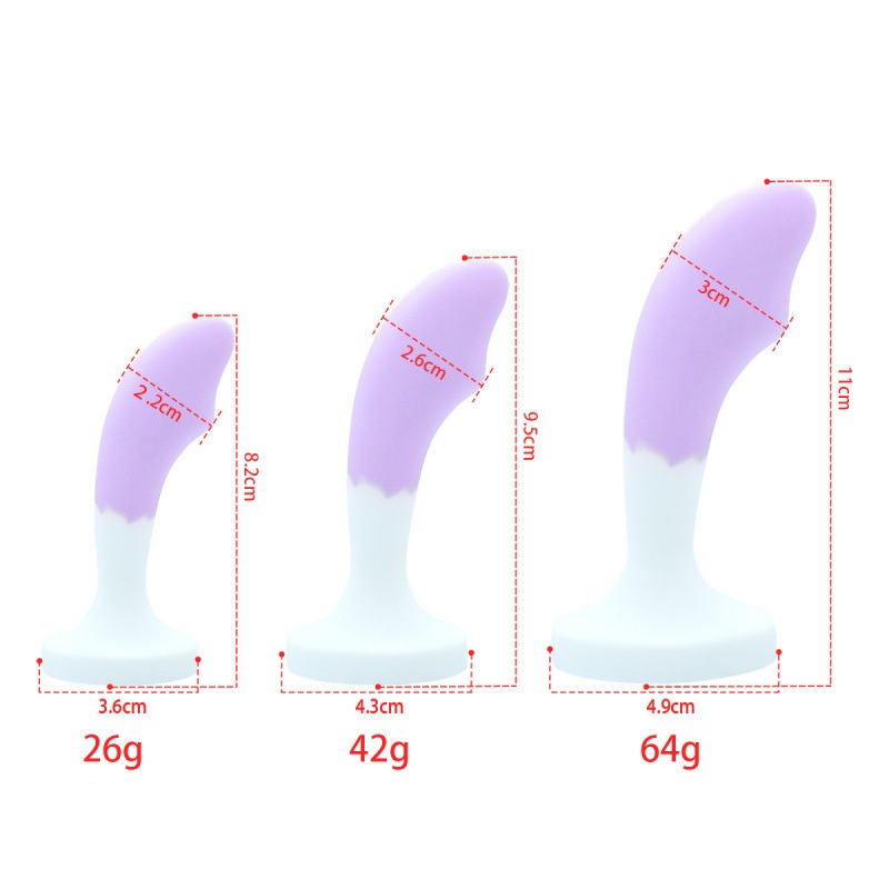 Crystal Base Silicone Anal Butt Plug-WeLovePlugs