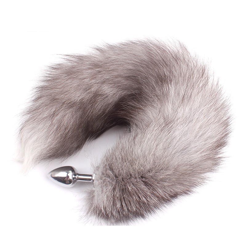 Original Fox Tail Plug Fluffy Cosplay Tail Plug-WeLovePlugs