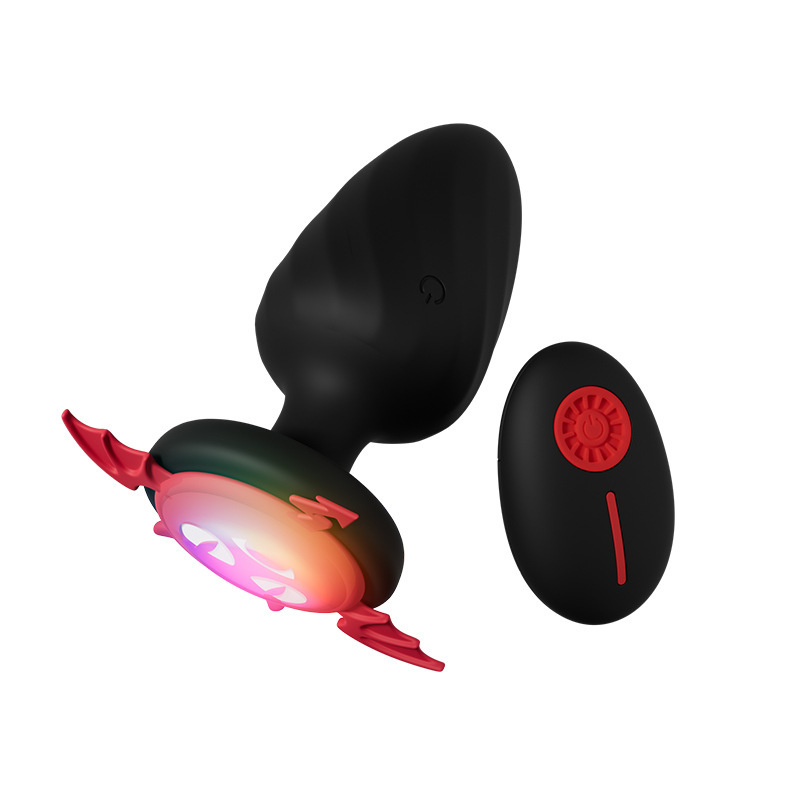 Nebula Remote Control Light Up Anal Butt Plug-WeLovePlugs