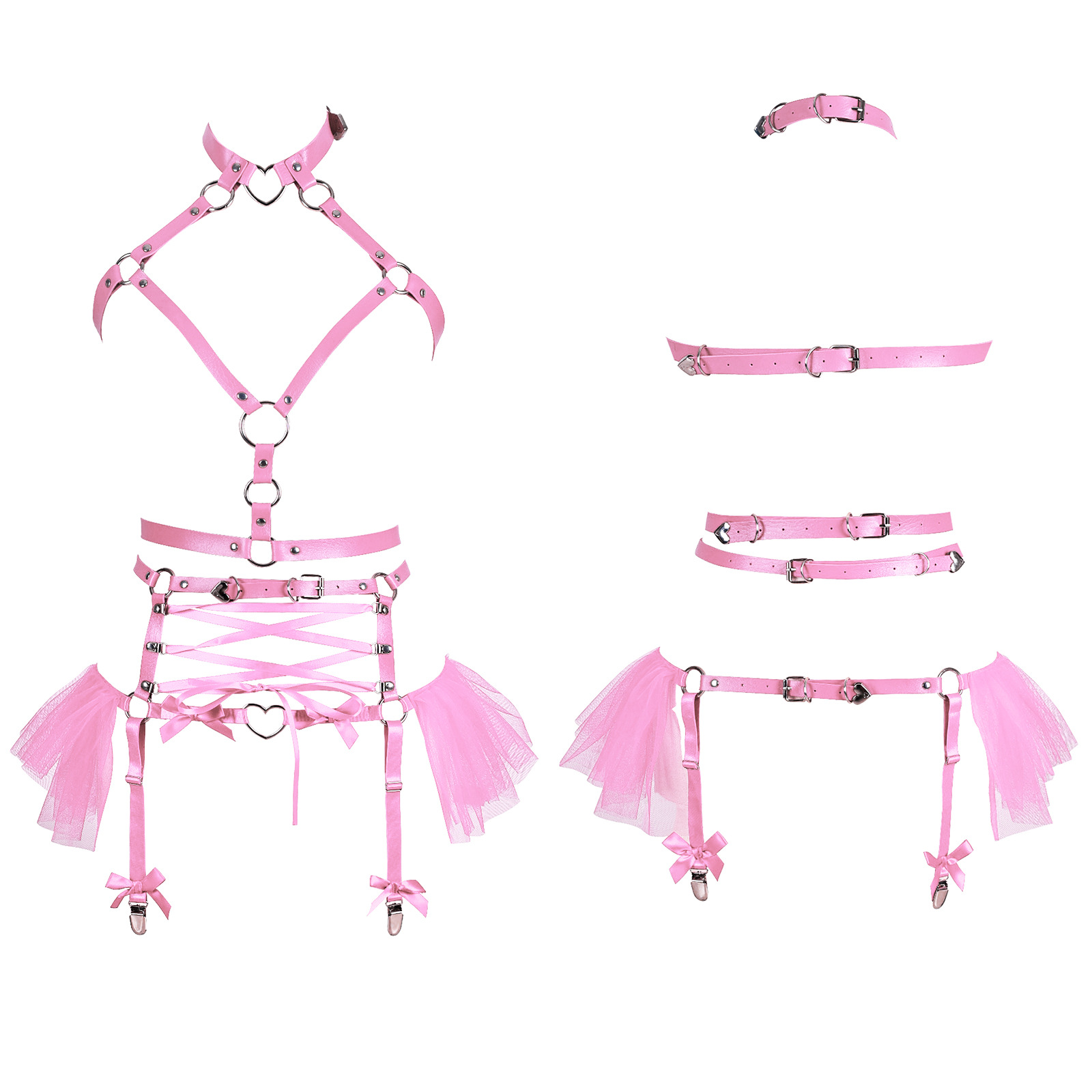 Halloween Rebel Corset Harness Lingerie-WeLovePlugs