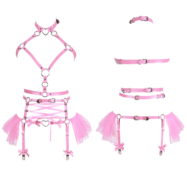 Halloween Rebel Corset Harness Lingerie-WeLovePlugs