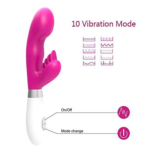 Magic Wand Silicone Double Head Cordless Massager With 10 Vibration Modes
