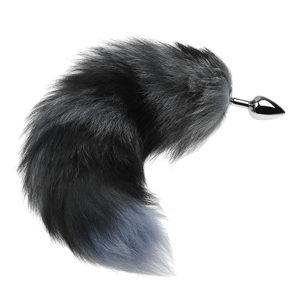 15.7'' Oversized Plush Fox Tail Butt Plug – Extra-Wide 3.94'' - image 5