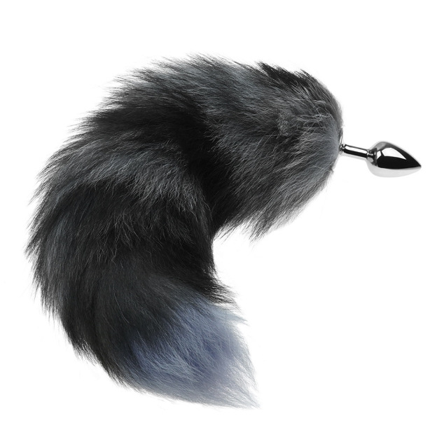 15.7'' Oversized Plush Fox Tail Butt Plug – Extra-Wide 3.94'' - image 5