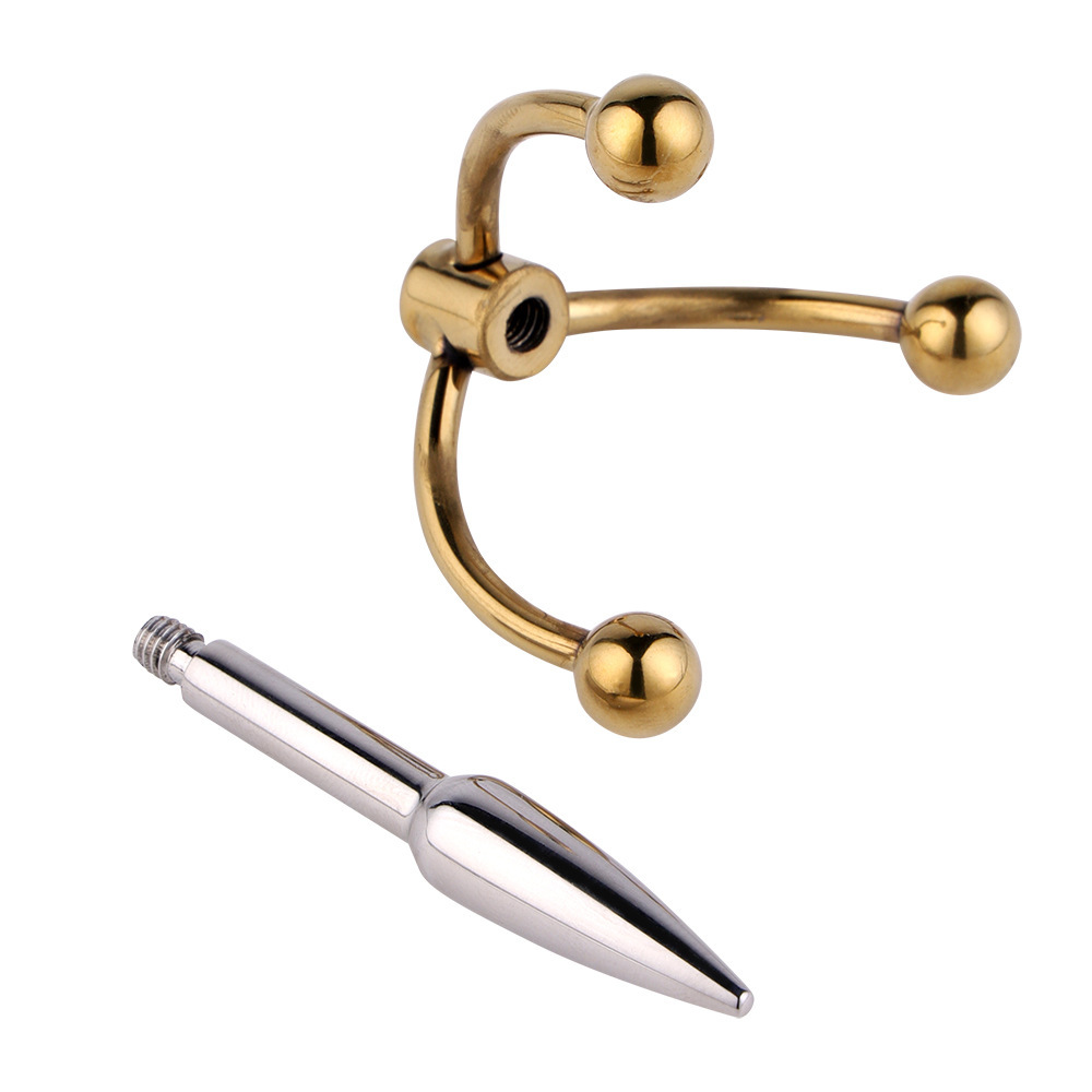 Stainless Steel Urethral Plug Expansion Masturbation Props -WeLovePlugs