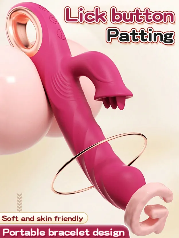 LickThrust 3-in-1 Pleasure Dual Vibrator Wand-WeLovePlugs