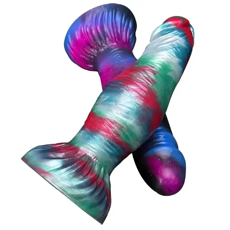 8.07" Ultra-Soft Monster Silicone Knot Dildo with Suction Cup Base