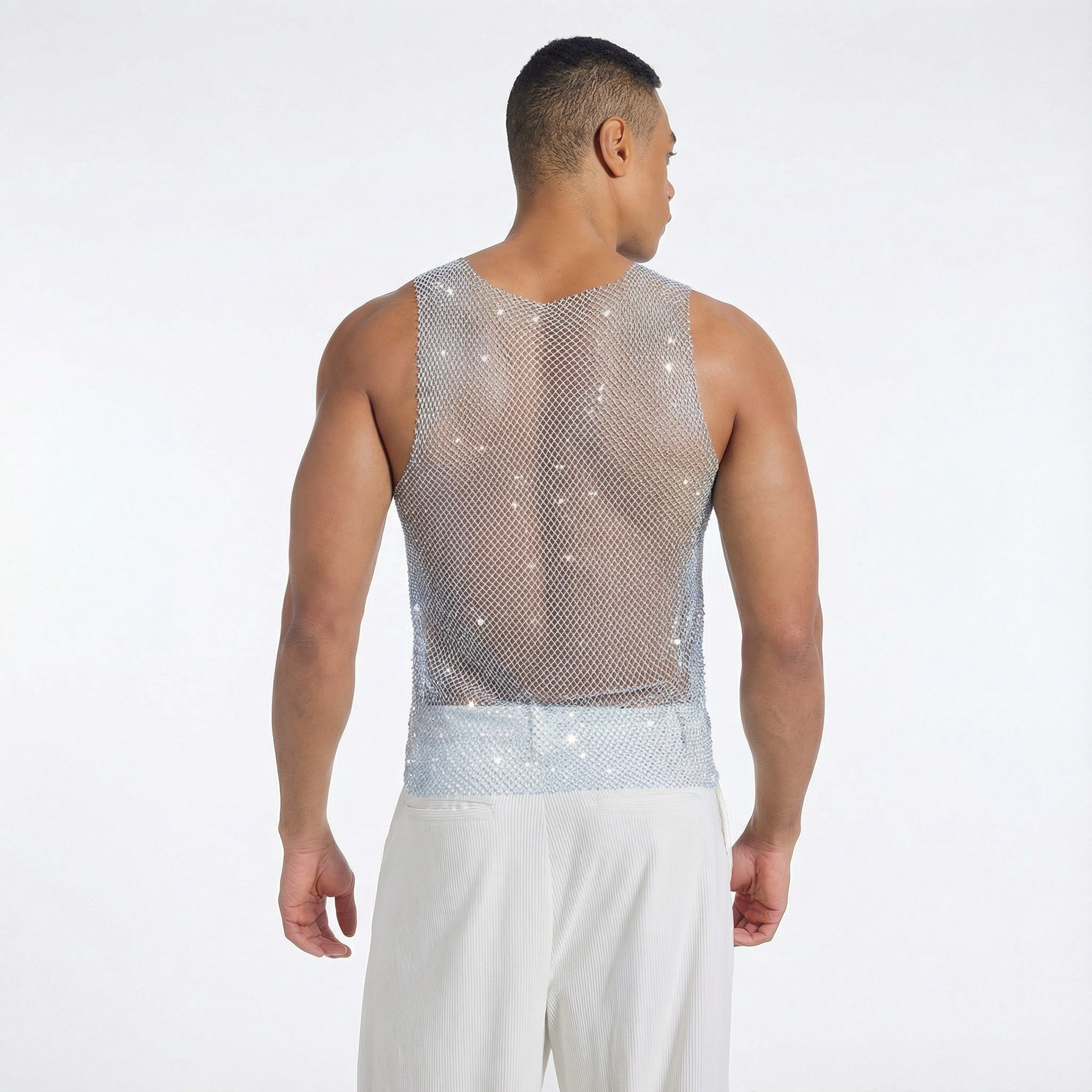 Starluxe Mesh Sparkle Top – Style H - image 4