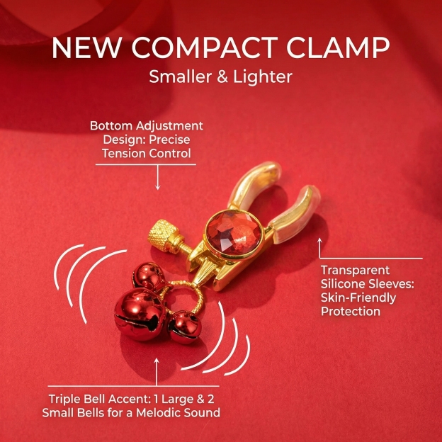 Bells Nipple Clamps Clips Rhinestone - image 9