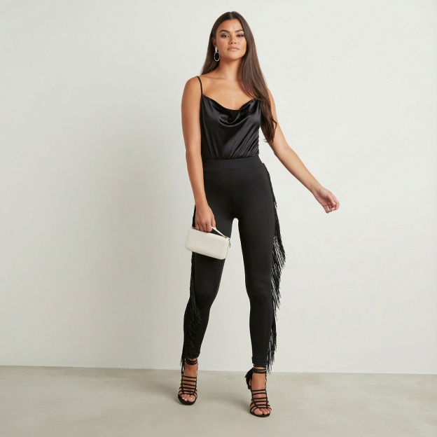 Rhinestone Fringe Legging - image 6