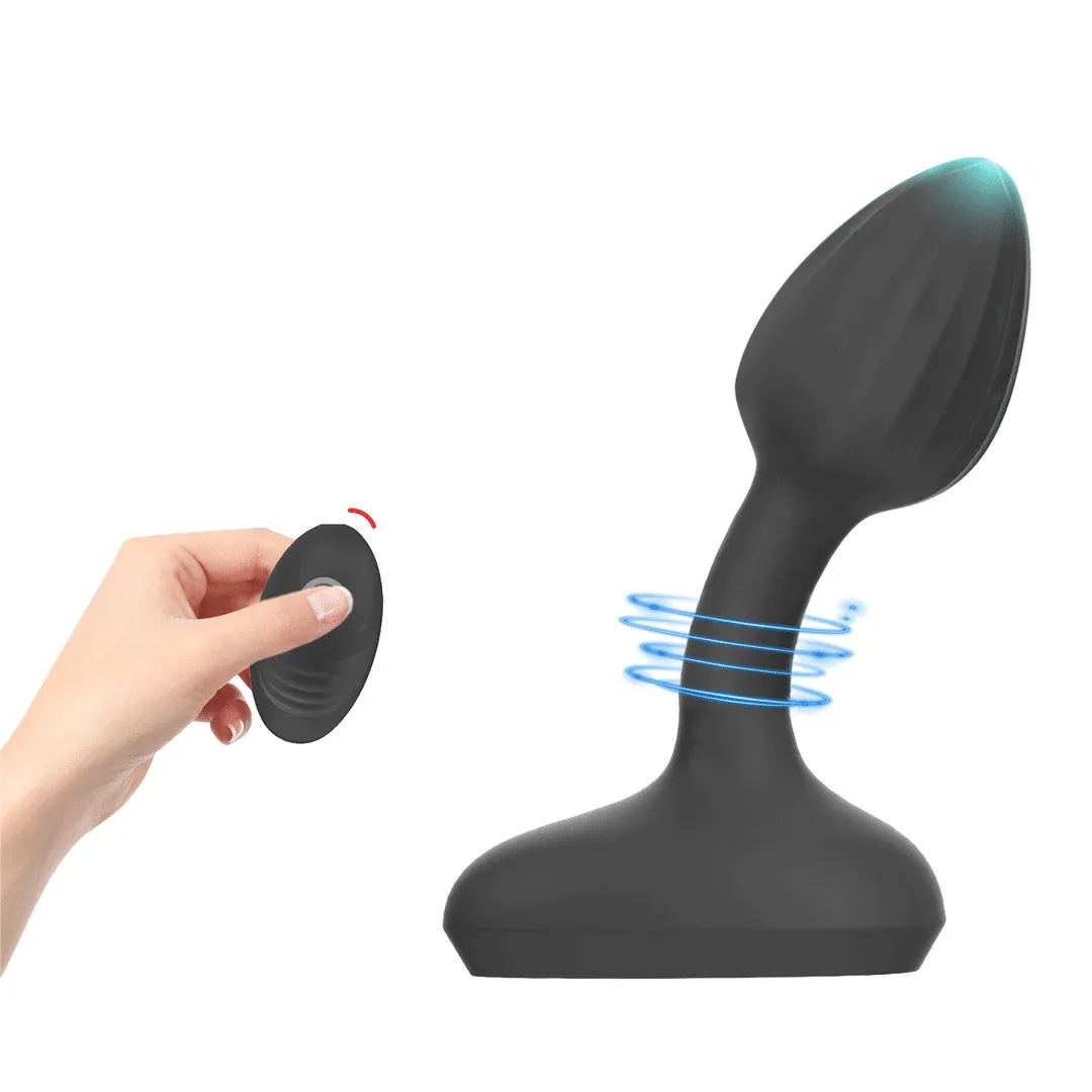 SilkyTouch Remote Control Vibrating Anal Butt Plug-WeLovePlugs